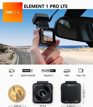 VANTRUE E1 PRO LTE - zdjęcie 3