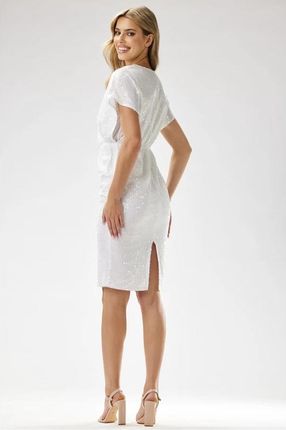 Sukienka Model A698 White awama - zdjęcie 3