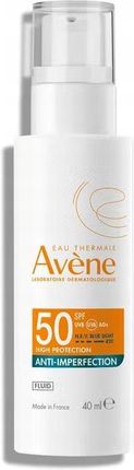 Avene Anti Imperfection Fluid Przeciw Niedoskonałościom Spf 50+ 40ml