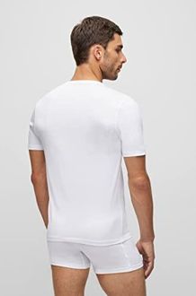 Hugo Boss Rn 3p Classic Koszulki Mężczyźni, Biały100, L - zdjęcie 2