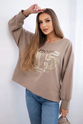 Fango bluza damska masełko z modnym nadrukiem - zdjęcie 2