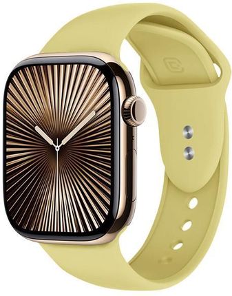 Crong Liquid - Pasek do Apple Watch 38/40/41/42mm (słomkowy) - zdjęcie 3