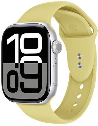 Crong Liquid - Pasek do Apple Watch 38/40/41/42mm (słomkowy) - zdjęcie 2