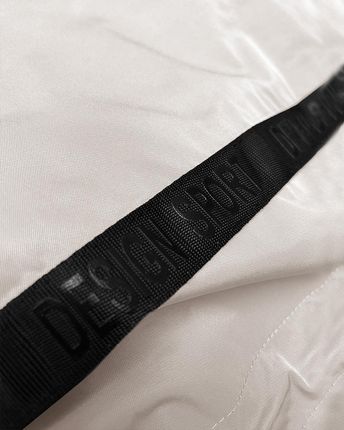 Prosta kurtka damska z kapturem LHD jasny beżowy (LHD-24592) - zdjęcie 3
