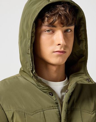 WRANGLER MESKA KURTKA TRANSITIONAL PUFFER IVY GREEN 112357207 - zdjęcie 4