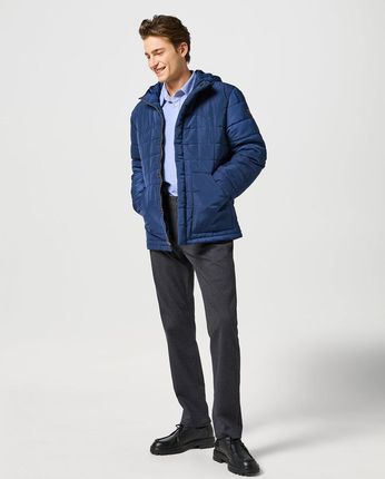 WRANGLER MESKA KURTKA TRANSITIONAL PUFFER NAVY 112357208 - zdjęcie 5