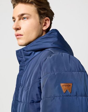 WRANGLER MESKA KURTKA TRANSITIONAL PUFFER NAVY 112357208 - zdjęcie 3