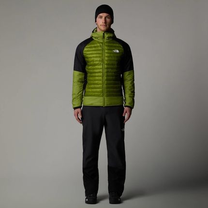 Kurtka z kapturem męska The North Face MACUGNAGA HYBRID INSULATION zielona NF0A851X7IQ - zdjęcie 3