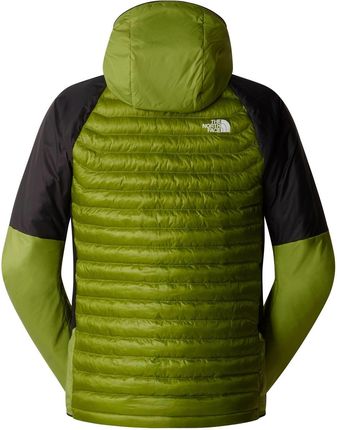 Kurtka z kapturem męska The North Face MACUGNAGA HYBRID INSULATION zielona NF0A851X7IQ - zdjęcie 2