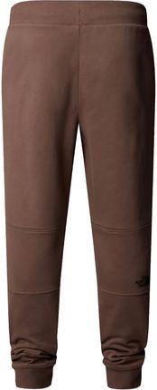 Spodnie dresowe męskie The North Face FINE brązowe NF0A8A6N1OI - zdjęcie 2