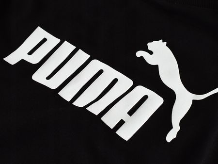 Puma Męska Bluza Ess Big Logo Crew 586680-01 bluza czarna - zdjęcie 2