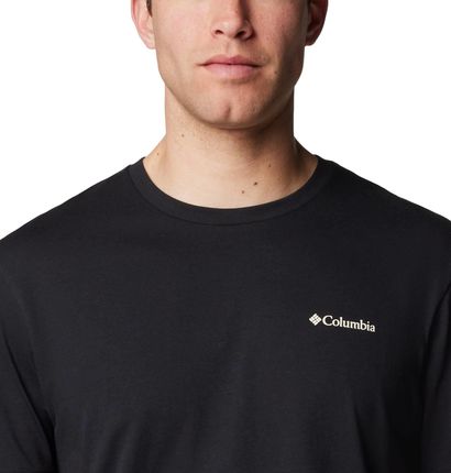 Koszulka męska Columbia NORTH CASCADES czarna 1834041008 - zdjęcie 2