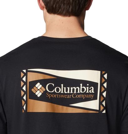 Koszulka męska Columbia NORTH CASCADES czarna 1834041008 - zdjęcie 2
