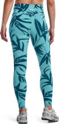 Under Armour Legginsy Damskie Meridian Printed Legging Niebieskie - zdjęcie 2