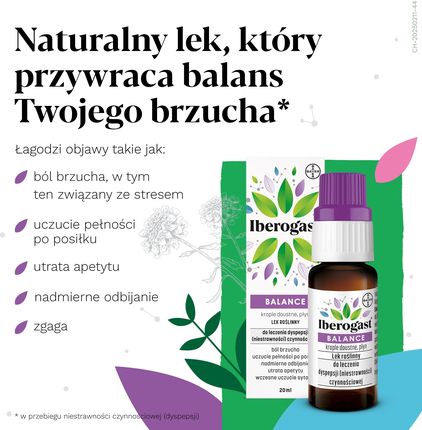 Iberogast Balance Krople Doustne Płyn 20ml - zdjęcie 4