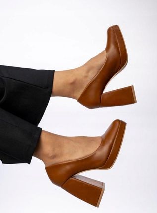 Damskie Czółenka ESME CAMEL 36 - zdjęcie 2