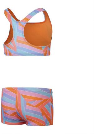 Speedo Strój Kąpielowy Dwuczęściowy Dla Dziewczynek Pumpkin Spice Pomarańczowe - zdjęcie 2