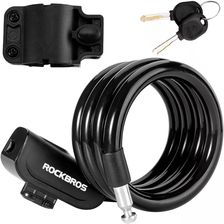 Zdjęcie Zapięcie Rowerowe Linka Na Kluczyk Rockbros 11X1100Mm Rks515 + Uchwyt Czarne - Lipiany