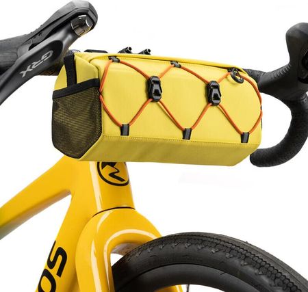 Sakwa Rowerowa Na Kierownicę Rockbros W012 Sztywna Żółta - zdjęcie 2