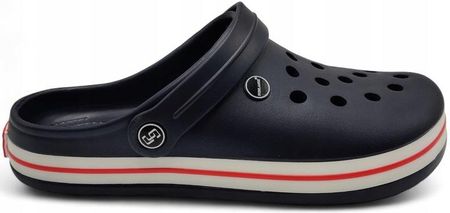 Męskie Klapki Kroksy Basenowe Gumowe chodaki buty Ogrodowe lekkie P1 - zdjęcie 4
