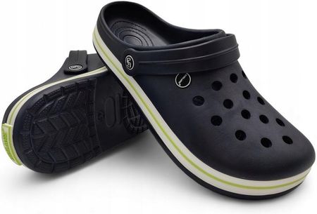 Męskie Klapki Kroksy Basenowe Gumowe chodaki buty Ogrodowe lekkie P1 - zdjęcie 2