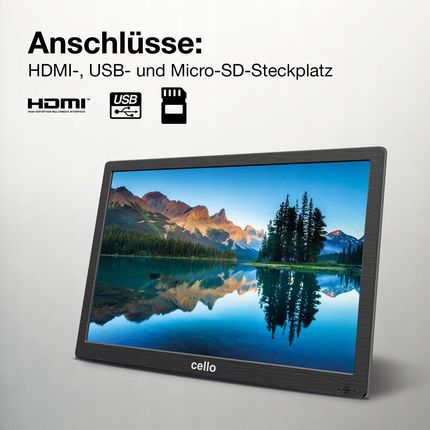 Telewizor LCD Cello C1420DVBDE 14 cali WXGA - zdjęcie 3