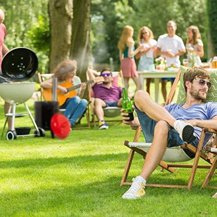 Relaxdays Kociołek Na Gulasz Czarny Czerwony 14L - zdjęcie 2