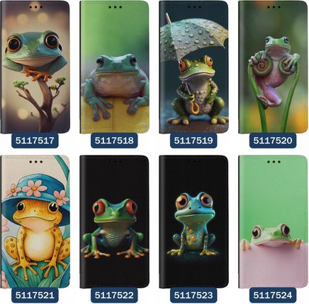 Superetui Etui Z Klapką Do Samsung Galaxy S25 Żaba Żabka Żabusia - zdjęcie 3