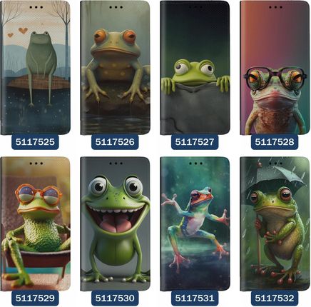 Superetui Etui Z Klapką Do Samsung Galaxy S25 Żaba Żabka Żabusia - zdjęcie 5