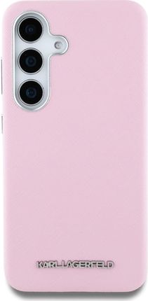 Karl Lagerfeld Etui Saffiano Full Wrapped Magsafe Do Galaxy S25 Plus Różowe - zdjęcie 5