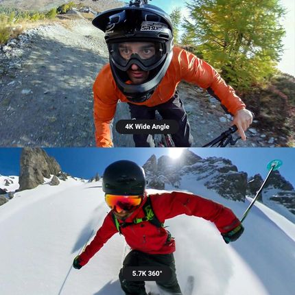 Insta360 ONE R kamera sportowa sterowanie głosem 360+4k Twin Edition nowa - zdjęcie 6