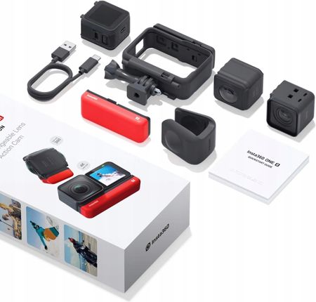 Insta360 ONE R kamera sportowa sterowanie głosem 360+4k Twin Edition nowa - zdjęcie 2