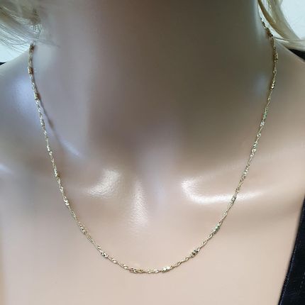 Intergold Złoty łańcuszek pełny Próby 585 50 cm (LTF074IIIB50) - zdjęcie 2