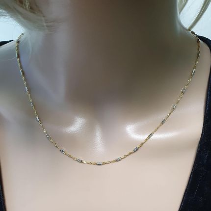 Intergold Złoty łańcuszek pełny Próby 585 50 cm (LTF076IIIB50) - zdjęcie 3