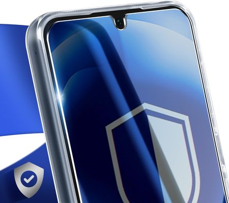 3Mk Silikonowe Etui Do Samsung Galaxy A16 Ze Szklaną Osłoną Ekranu Odporne Na Wstrząsy Przezroczyste - zdjęcie 2