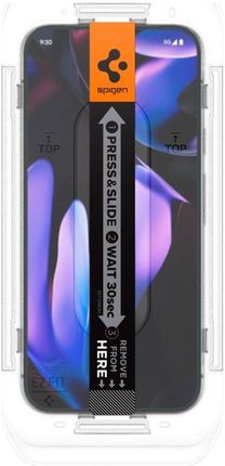 Spigen Szkło Prywatyzujące Glas Tr Ez Fit Privacy Do Google Pixel 9 Pro 2Szt - zdjęcie 3