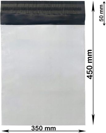 Pako Foliopaki Kurierskie Białe C3 350X450Mm - 1000szt. - zdjęcie 6