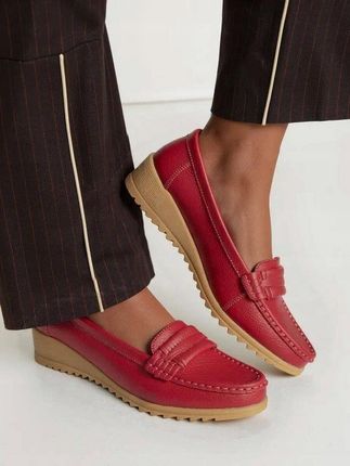 Damskie Mokasyny ALORA RED 36 - zdjęcie 2