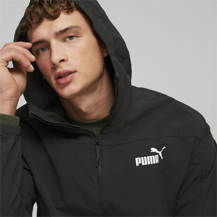 Kurtka z kapturem męska Puma WINDBREAKER czarna 67538701 - zdjęcie 3