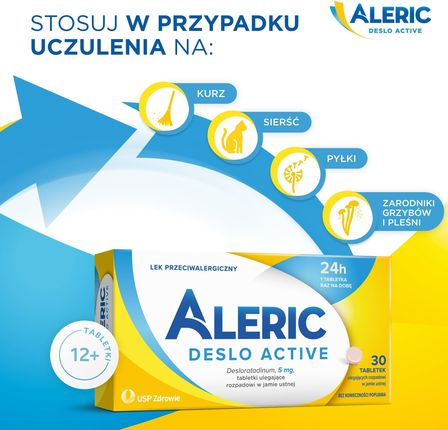 Aleric Deslo Active 5mg 30 tabl. - zdjęcie 4