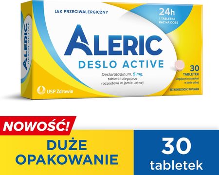 Aleric Deslo Active 5mg 30 tabl. - zdjęcie 5