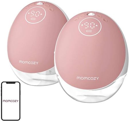 Momcozy Laktator M9 Podwójny Czerwony - zdjęcie 2