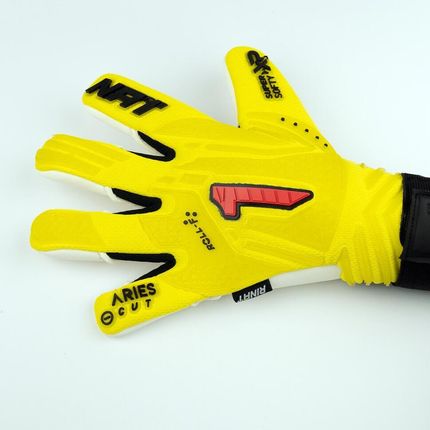 Rękawice Bramkarskie Dla Dorosłych Rinat Aries Némesis Prime Żółty - zdjęcie 2