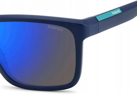 Okulary przeciwsłoneczne męskie Polaroid Pld 2164/S FLL585X Lustrzanki - zdjęcie 3