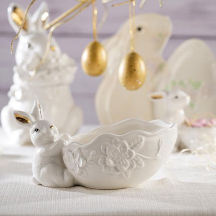 Villa Italia Zajączek Wielkanocny Z Miseczką 22cm Bunny - zdjęcie 6