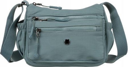 Torebka damska Listonoszka crossbody miękka lekka szeroki pasek Peterson - zdjęcie 5