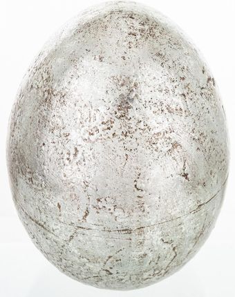 Dekoracja Srebrne Jajko Z Ceramiki 25,5x16cm Monni II (23480) - zdjęcie 2