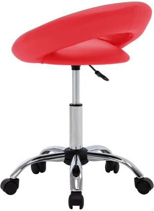Zakito Krzesło Obrotowe Comfortred 46X43X(55-66) Cm, Czerwone - zdjęcie 4
