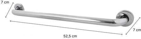 Poręcz ścienna uchwyt łazienkowy do wanny 50 cm - Yoka - zdjęcie 3