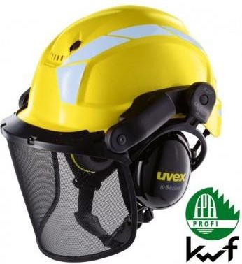 Uvex Kask Ochronny Do Prac W Lesie - Zestaw Pheos Forestry - zdjęcie 4